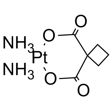 Carboplatin結構式