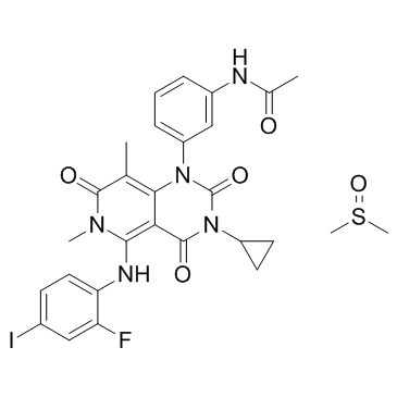 Trametinib DMSO solvate结构式