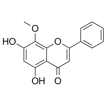 Wogonin结构式