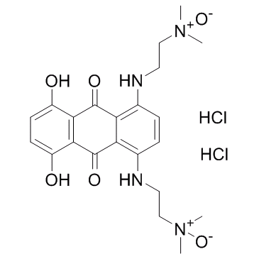 Banoxantrone dihydrochloride結(jié)構(gòu)式