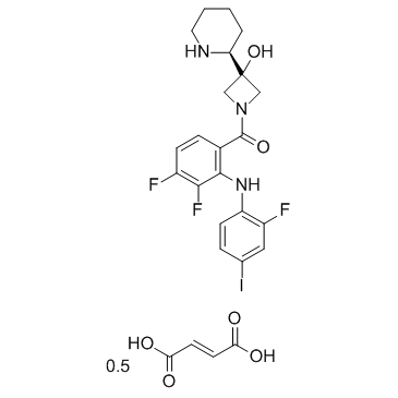 Cobimetinib hemifumarate结构式